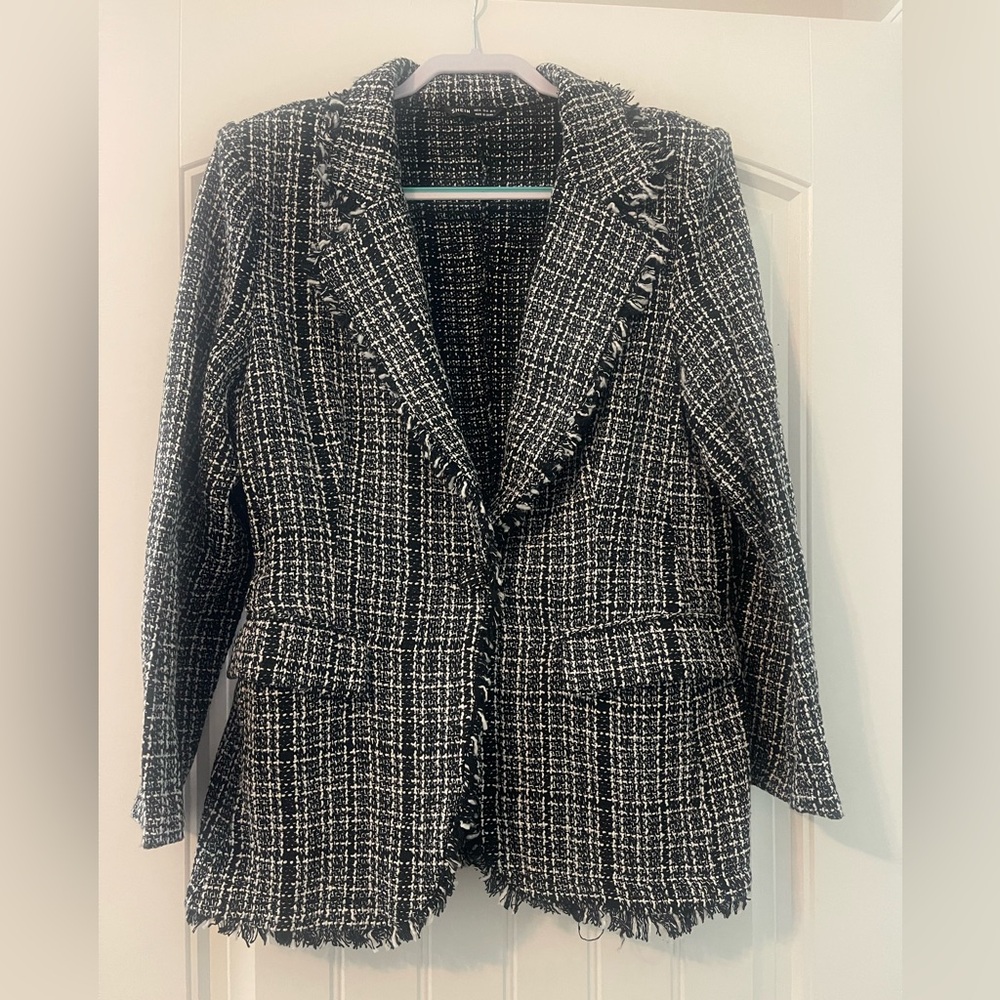 Tweed XL 1-button blazer